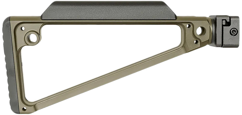 Midwest Industries Triangle Side-Folding Stock Olive Drab Green Aluminum with QD Mounts