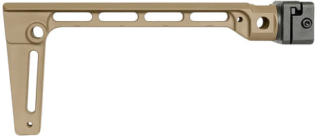 Midwest Industries Arm Brace Side-Folding Stock FDE Hard Coat Anodized 6061 Aluminum