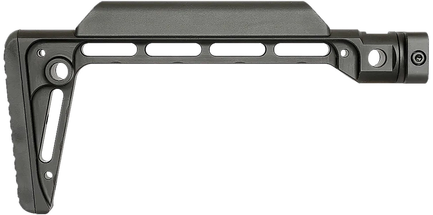 Midwest Industries Minimalistic Fixed Buttstock Black Hard Coat Anodized 6061 Aluminum