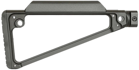 Midwest Industries Triangle Fixed Buttstock Black Hard Coat Anodized 6061 Aluminum