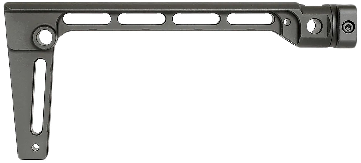 Midwest Industries Fixed Arm Brace Black Hard Coat Anodized 6061 Aluminum with Velcro Strap