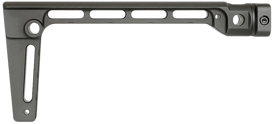 Midwest Industries Fixed Arm Brace Black Hard Coat Anodized 6061 Aluminum with Velcro Strap
