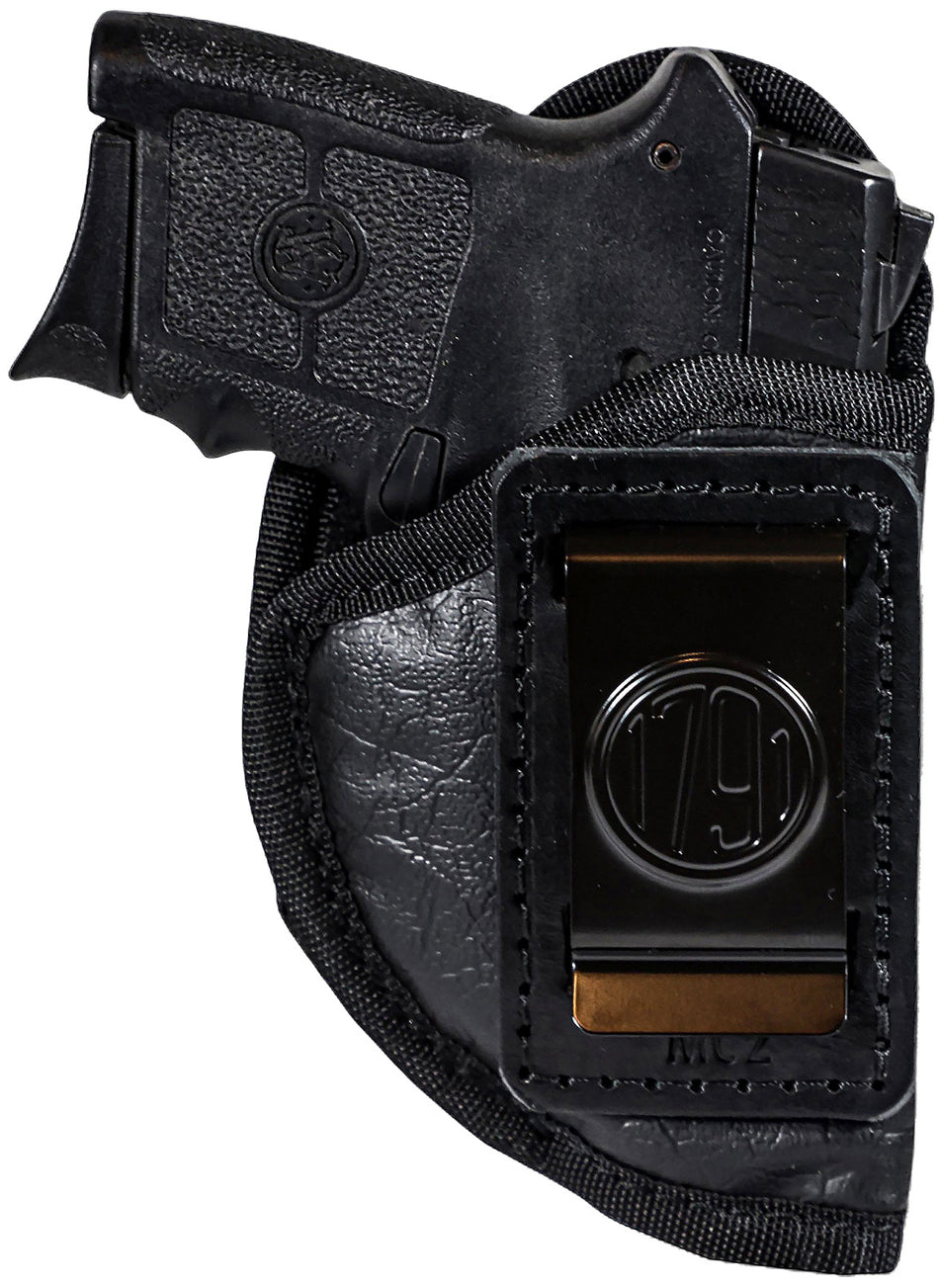 1791 Gunleather EcoCarry IWB Black Small Holster Right Hand Inside Waistband Concealed Carry