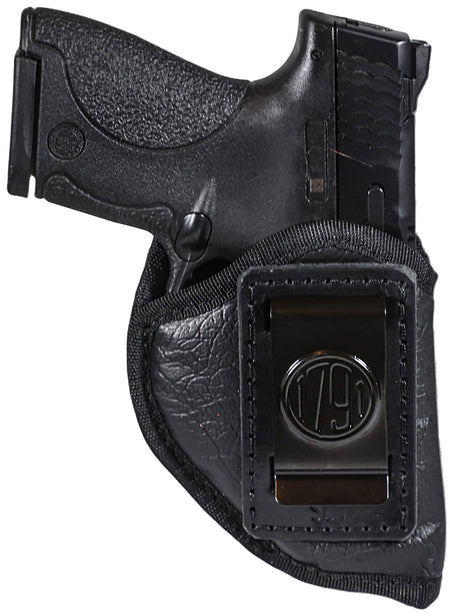 1791 Gunleather ECOSC1BLKR Sub-Compact IWB Small Holster Black RH