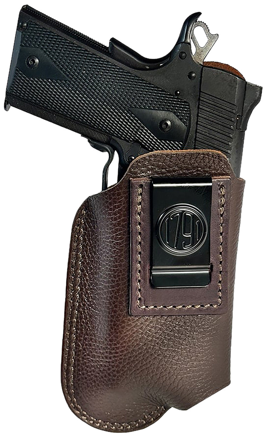 1791 Gunleather ORLBFCD4LBRWR IWB Size 04 Leather Holster Brown RH