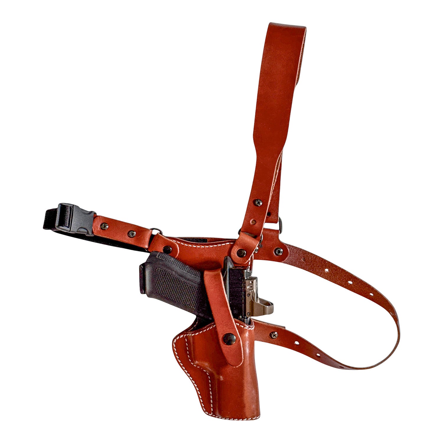 1791 Gunleather Optic Ready Brown Chest Holster Size 2.1 Right Hand Fits Glock 17
