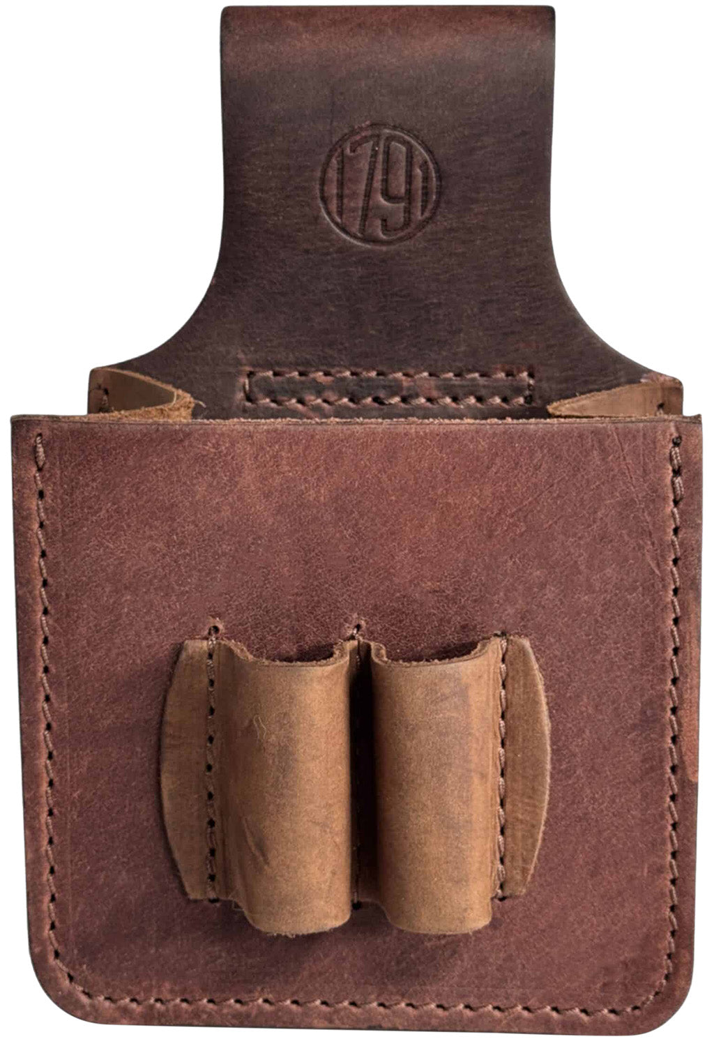 1791 Gunleather 12GA Shot Pouch Brown Heavy Steerhide