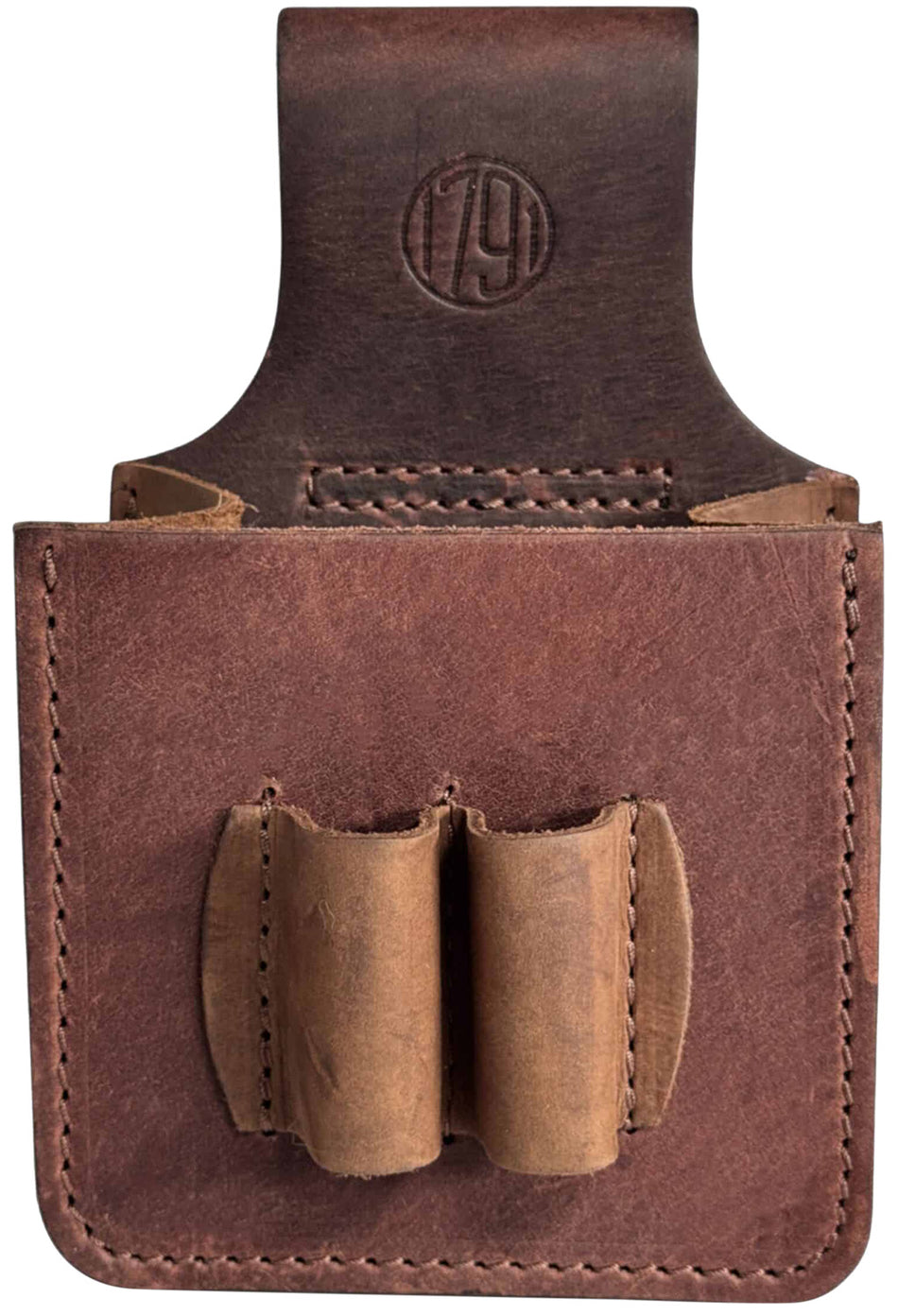 1791 Gunleather 12GA Shot Pouch Brown Heavy Steerhide