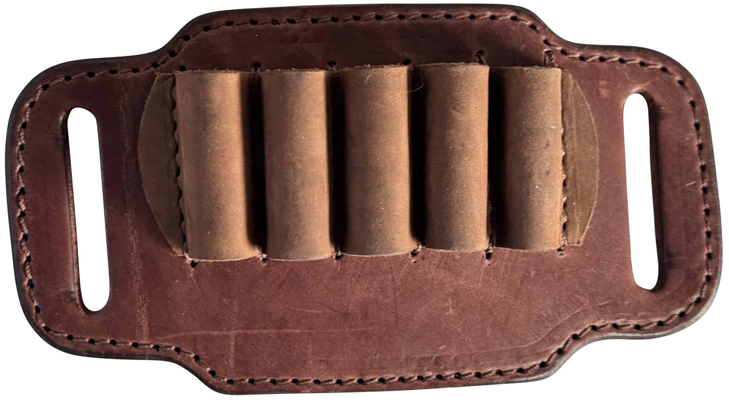 1791 Gunleather Brown Leather Ammo Belt Slide HNTABSMRBRWA