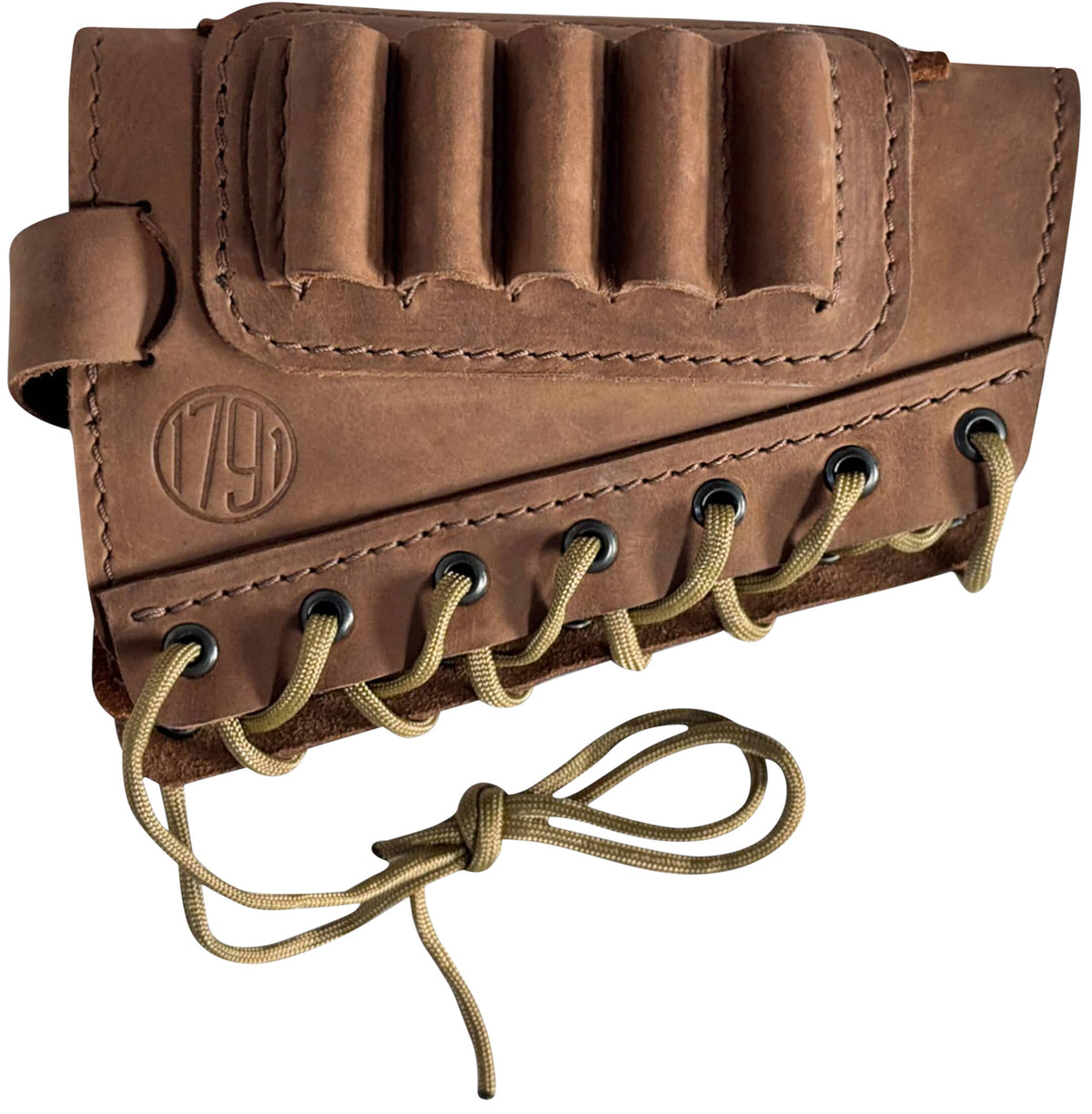 1791 Gunleather .30-06 Rifle Butt Cuff Stock Shell Holder Brown