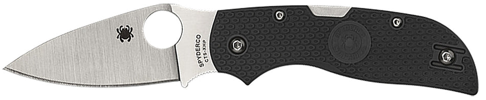 Spyderco Chaparral Lightweight C152PGY Lockback Folder, 2.80" CTS-XHP Satin Blade, Gray Bi-Directional FRN Handle