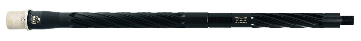 Faxon Match 223 Wylde 16 Inch Spiral Fluted Nitride 416 Stainless AR-15 Barrel