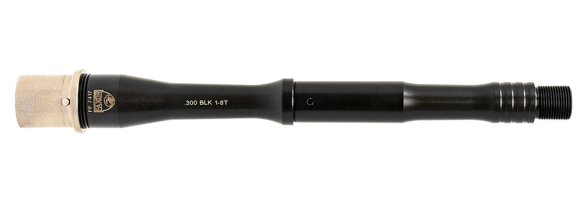 Faxon Match 300 Blackout 9" 416-R Stainless Black Nitride Barrel
