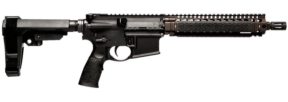 Daniel Defense DDM4 MK18 5.56 NATO 10.3" Pistol Build, SBA3 Brace, No Magazine