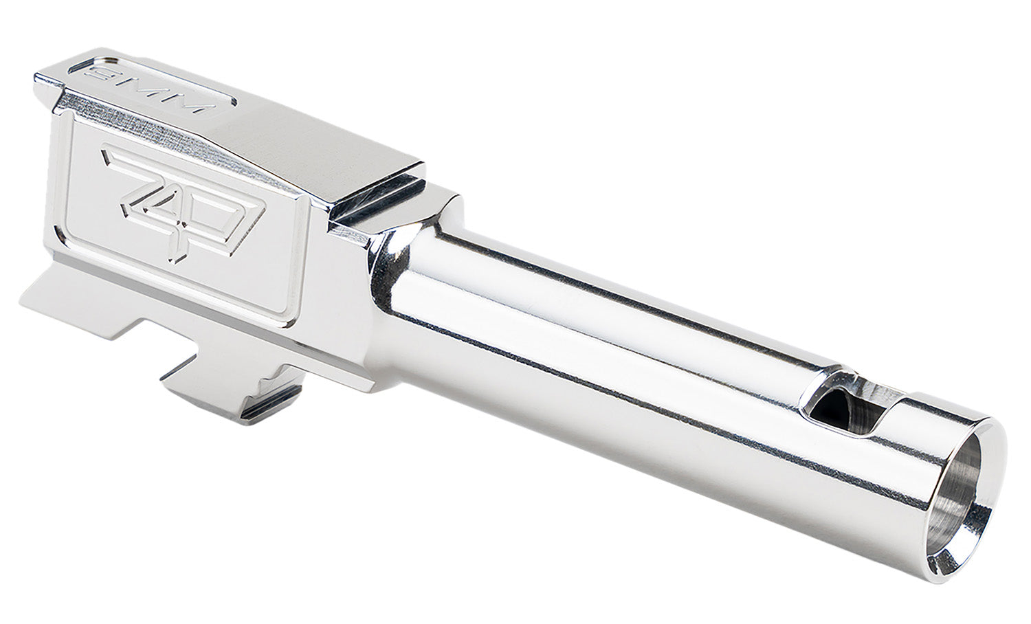 Zaffiri Precision ZP.43BCPSS Compensated Slide Assembly for Glock 43/43x Silver Stainless Steel