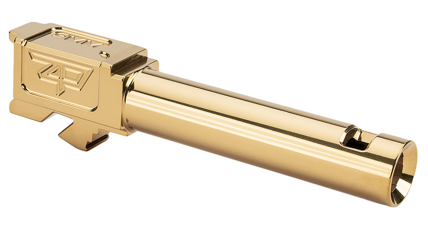 Zaffiri Precision ZP.19BCPG Compensated Slide Assembly Glock 19 Gen1-4 3.89" Gold Stainless Steel