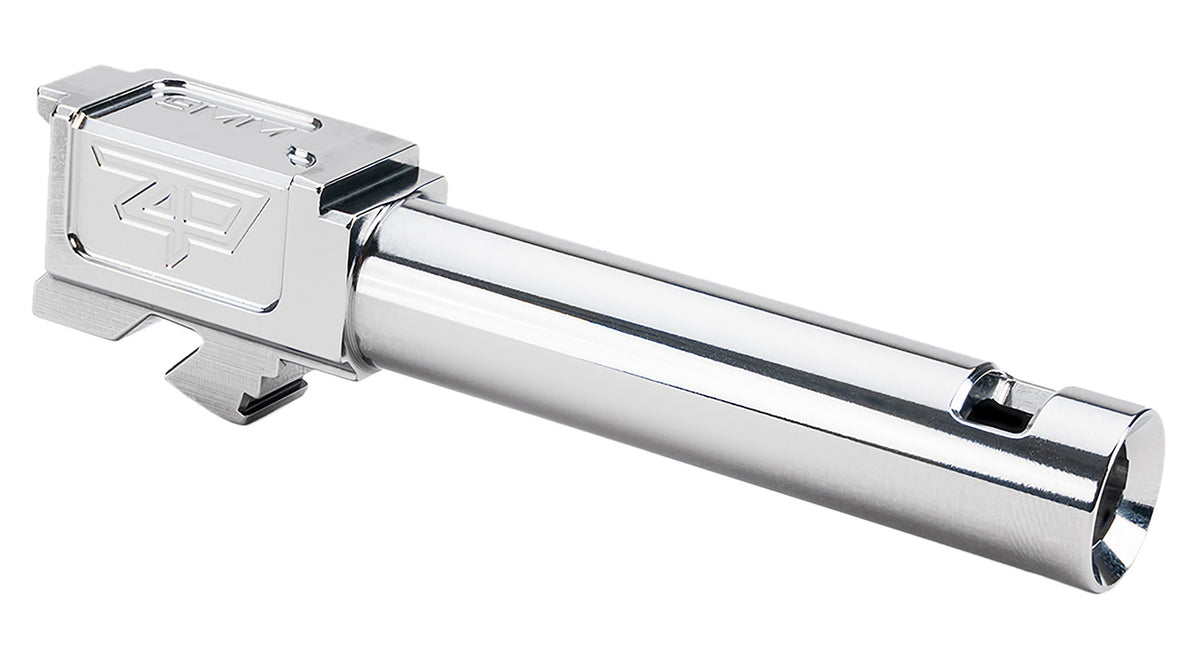 Zaffiri Precision ZP.19BCPSS Compensated Slide Assembly Glock 19 Gen1-4 3.89" Silver Stainless Steel