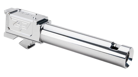 Zaffiri Precision Glock 19 Gen 5 Blowhole Compensator Slide Silver 416R Stainless 3.89" ZP.19G5BCPSS