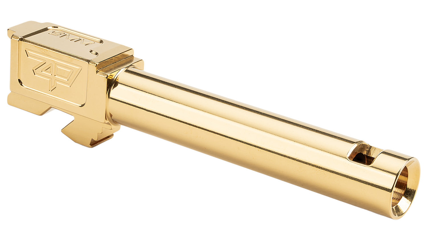 Zaffiri Precision Glock 17 Gen 1-4 Blowhole Compensator Slide Gold 416R Stainless ZP.17BCPG