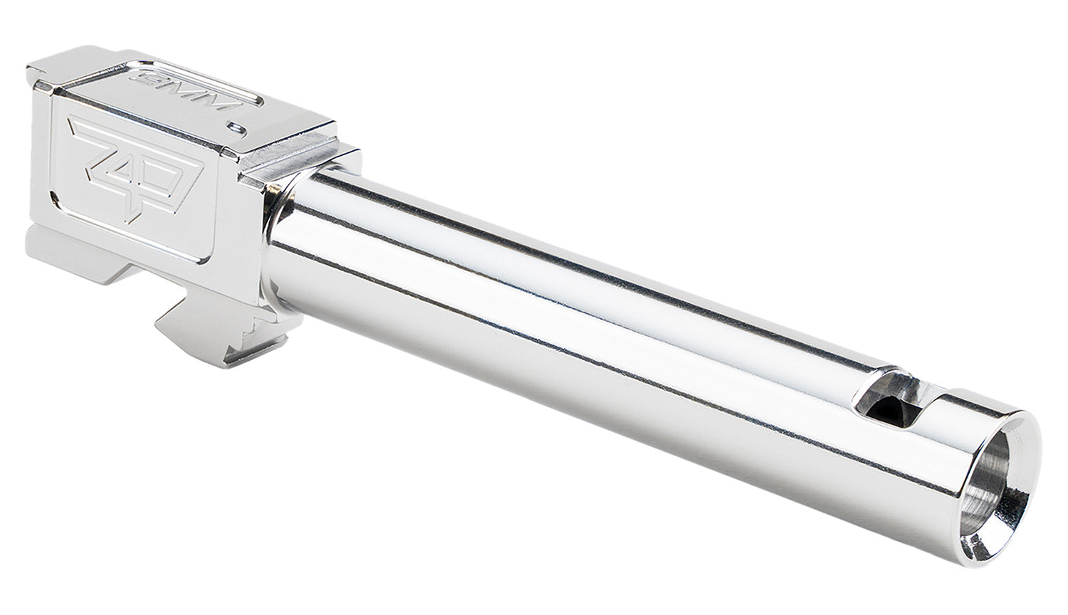 Zaffiri Precision Glock 17 Gen 1-4 Blowhole Compensator Slide Silver 416R Stainless ZP.17BCPSS