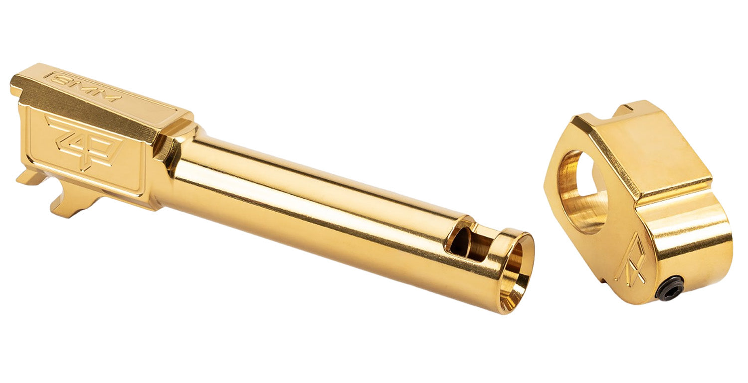 Zaffiri Precision Sig P365 Threadless Compensator 9mm Gold 17-4 Stainless Steel ZP.365BTCG