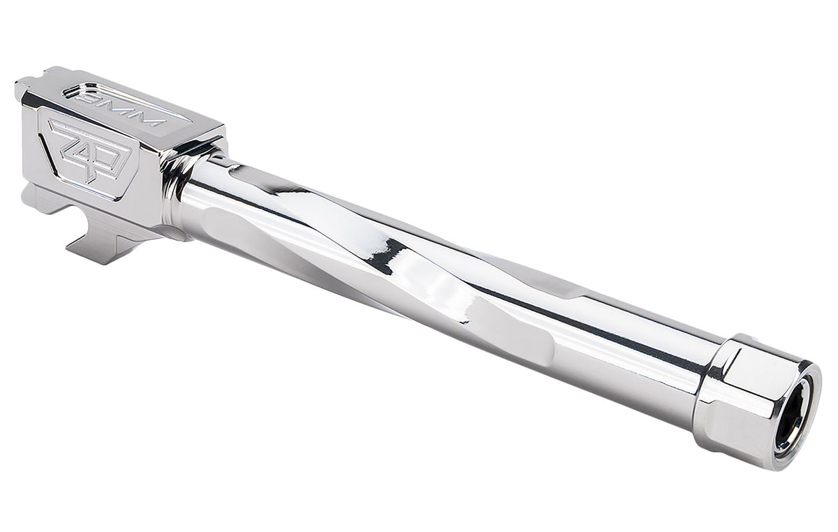 Zaffiri Precision Sig P320F 9mm Threaded Replacement Barrel Silver 416R Stainless ZP.320FBTSS
