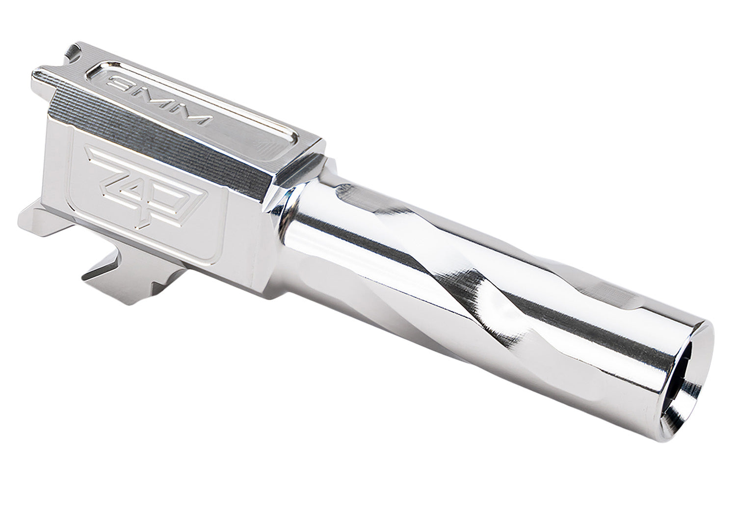 Zaffiri Precision Springfield Hellcat Drop-In Barrel Silver 416R Stainless Steel ZP.HCBSS