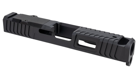 Zaffiri Precision ZPS.IBS Custom Glock 43/43x Slide with Blowhole Compensator Black Stainless Steel