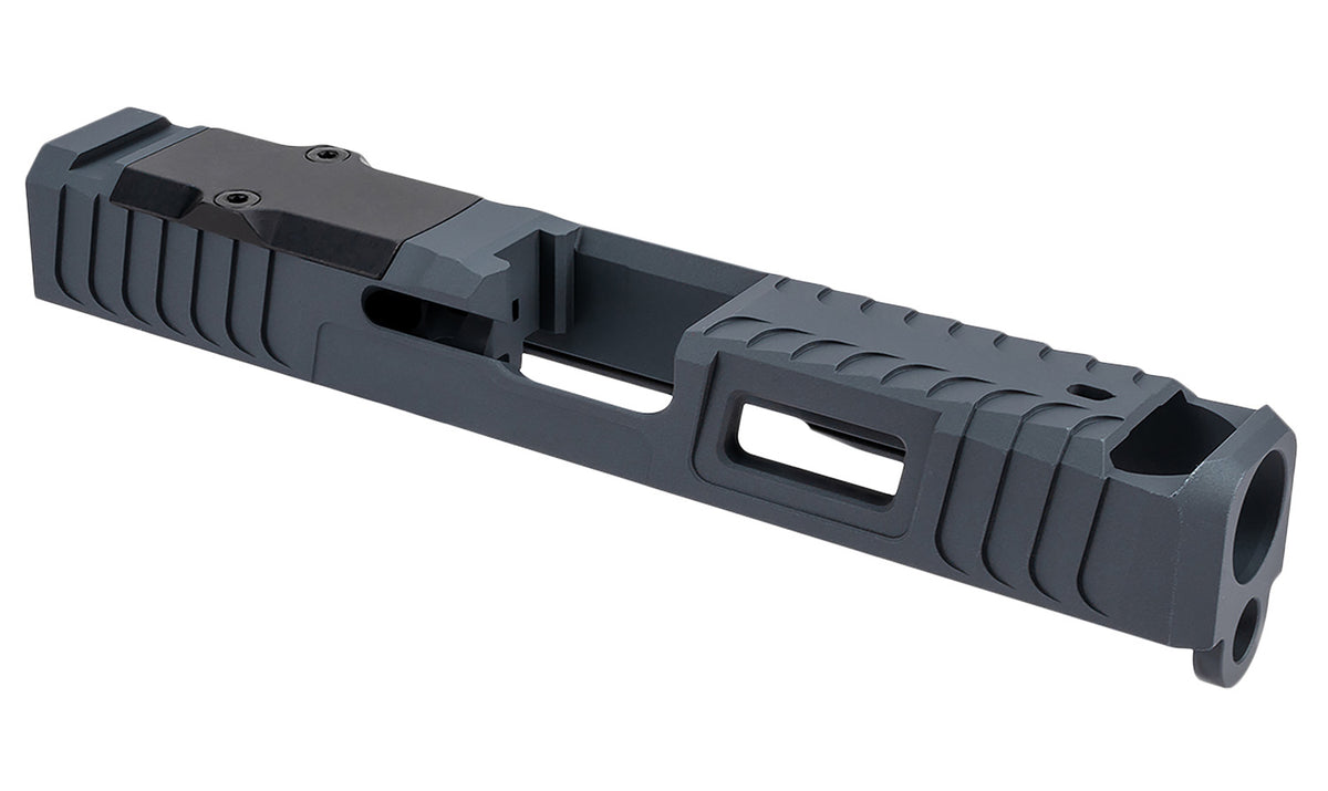 Zaffiri Precision ZPS.IBS Blowhole Compensator Slide Glock 43/43x Sniper Gray Stainless