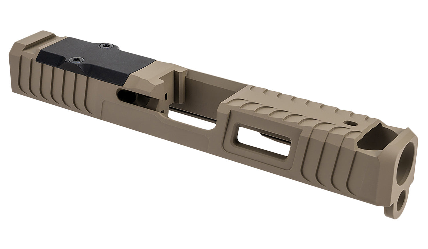 Zaffiri Precision ZPS.IBS Blowhole Compensator Slide Glock 19 Gen 3 FDE Stainless