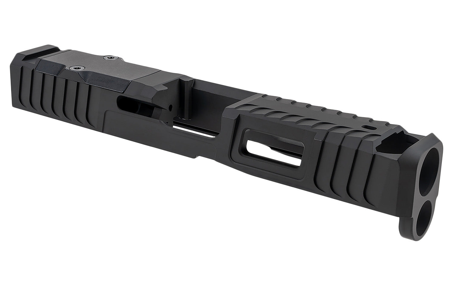 Zaffiri Precision ZPS.IBS Blowhole Compensator Slide Glock 19 Gen 5 Black Stainless