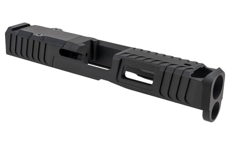 Zaffiri Precision ZPS.IBS Blowhole Compensator Slide Glock 19 Gen 5 Black Stainless