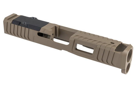 Zaffiri Precision ZPS.IBS Blowhole Compensator Slide Glock 19 Gen 5 FDE Stainless
