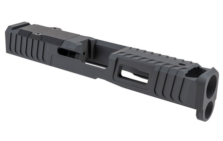 Zaffiri Precision ZPS.IBS Blowhole Compensator Slide Glock 19 Gen 5 Sniper Gray Stainless