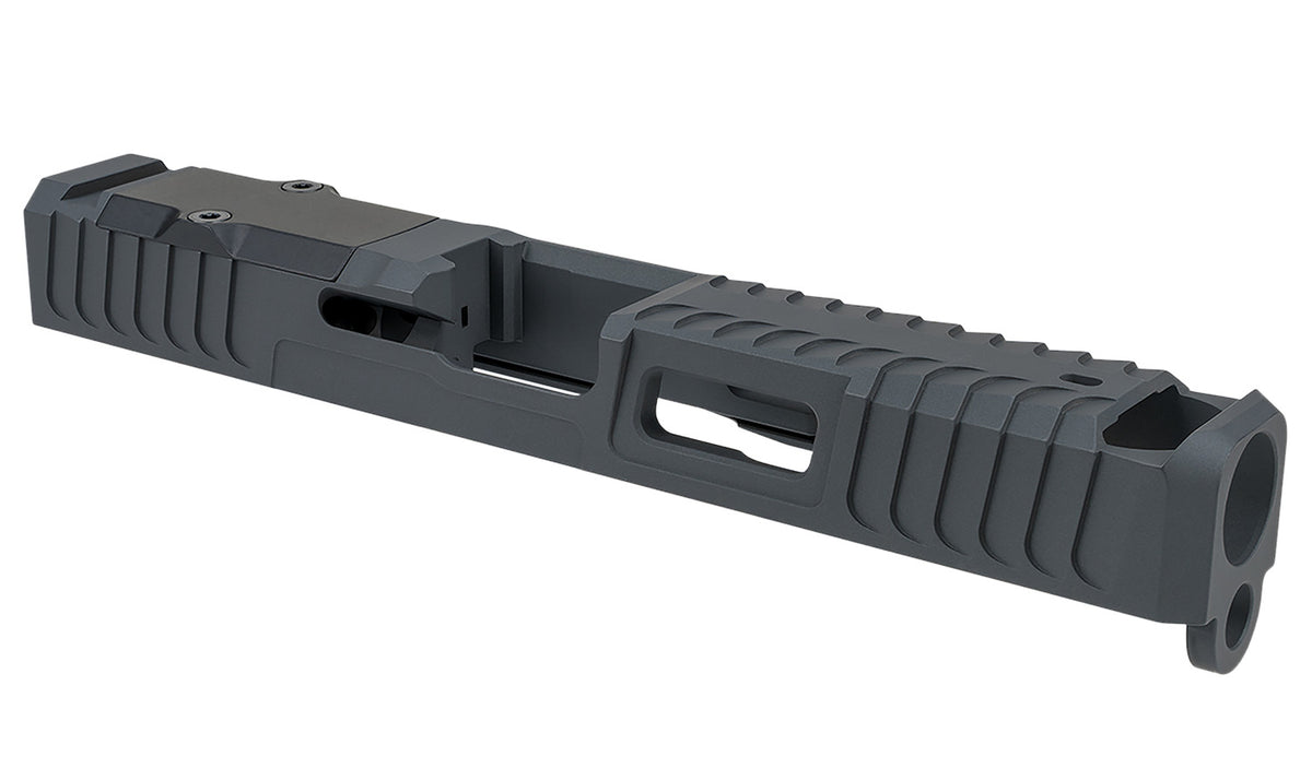 Zaffiri Precision ZPS.IBS Blowhole Compensator Slide Glock 17 Gen 3 Sniper Gray Stainless