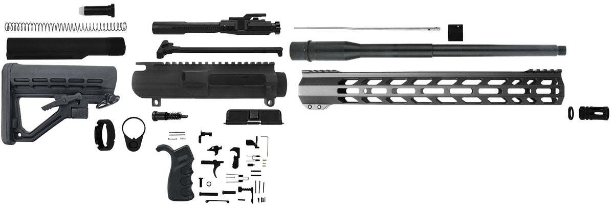 TacFire SSRK308LPK16N .308 Winchester Rifle Kit Black 16" Barrel