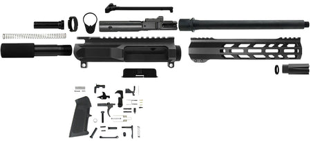 TacFire PK45ACPLPK10 .45 ACP 10" Barrel AR Pistol Parts Kit Black