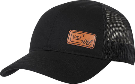 Glock AP96239 Black Ponytail Cap Leather Glock Girl Patch