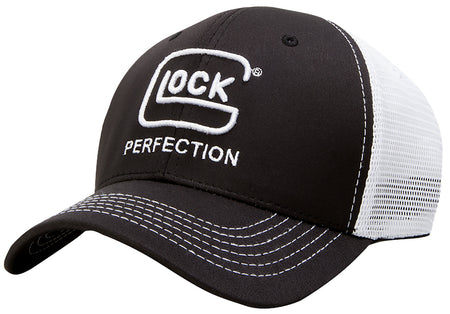 Glock AP95867 Black/White Ranger Mesh Snapback with Glock Patch