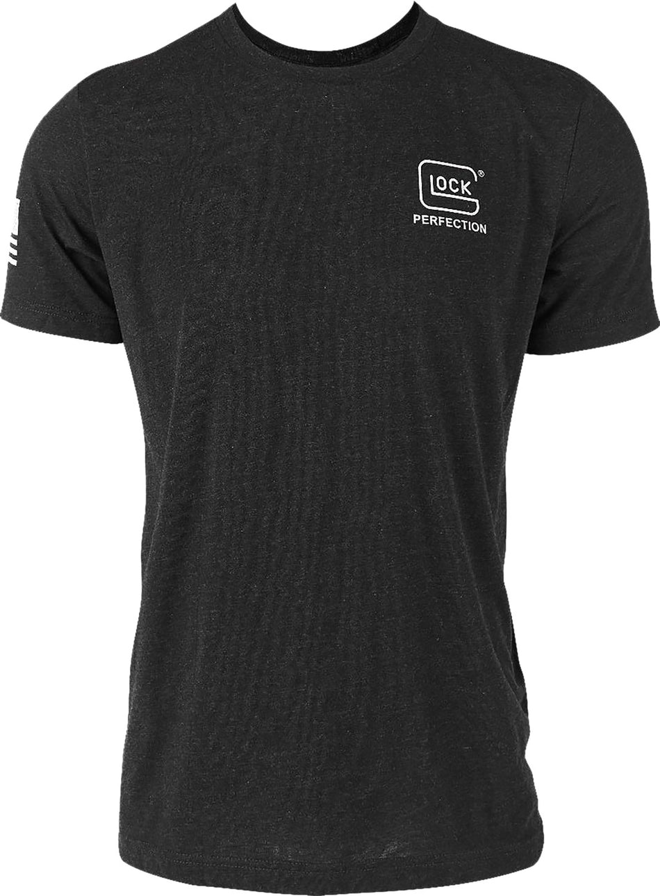 Glock AP96308 Second Amendment Black Short Sleeve T-Shirt Large