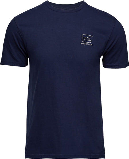 Glock AP96194 Strong Tee Shirt Navy Cotton Short Sleeve Medium