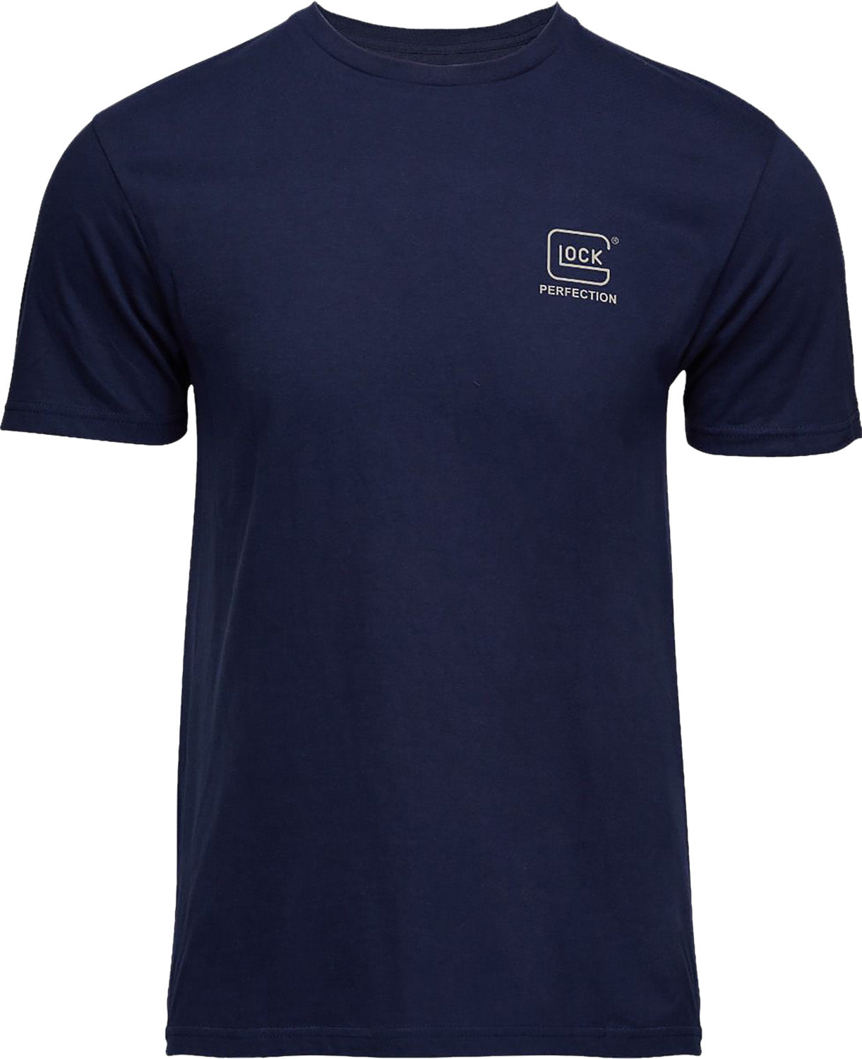 Glock AP96195 Strong Tee Shirt Navy Cotton Short Sleeve Large