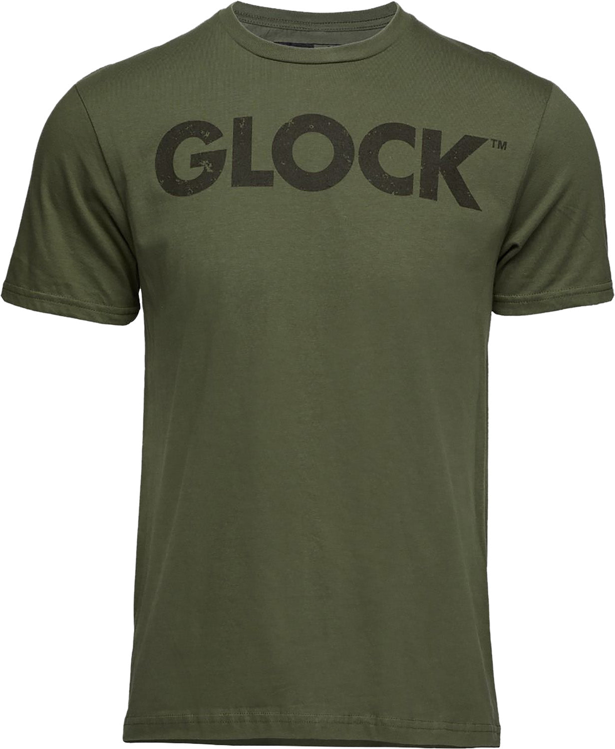 Glock AP96156 Caliber Tee Military Green Short Sleeve Cotton Tee Small