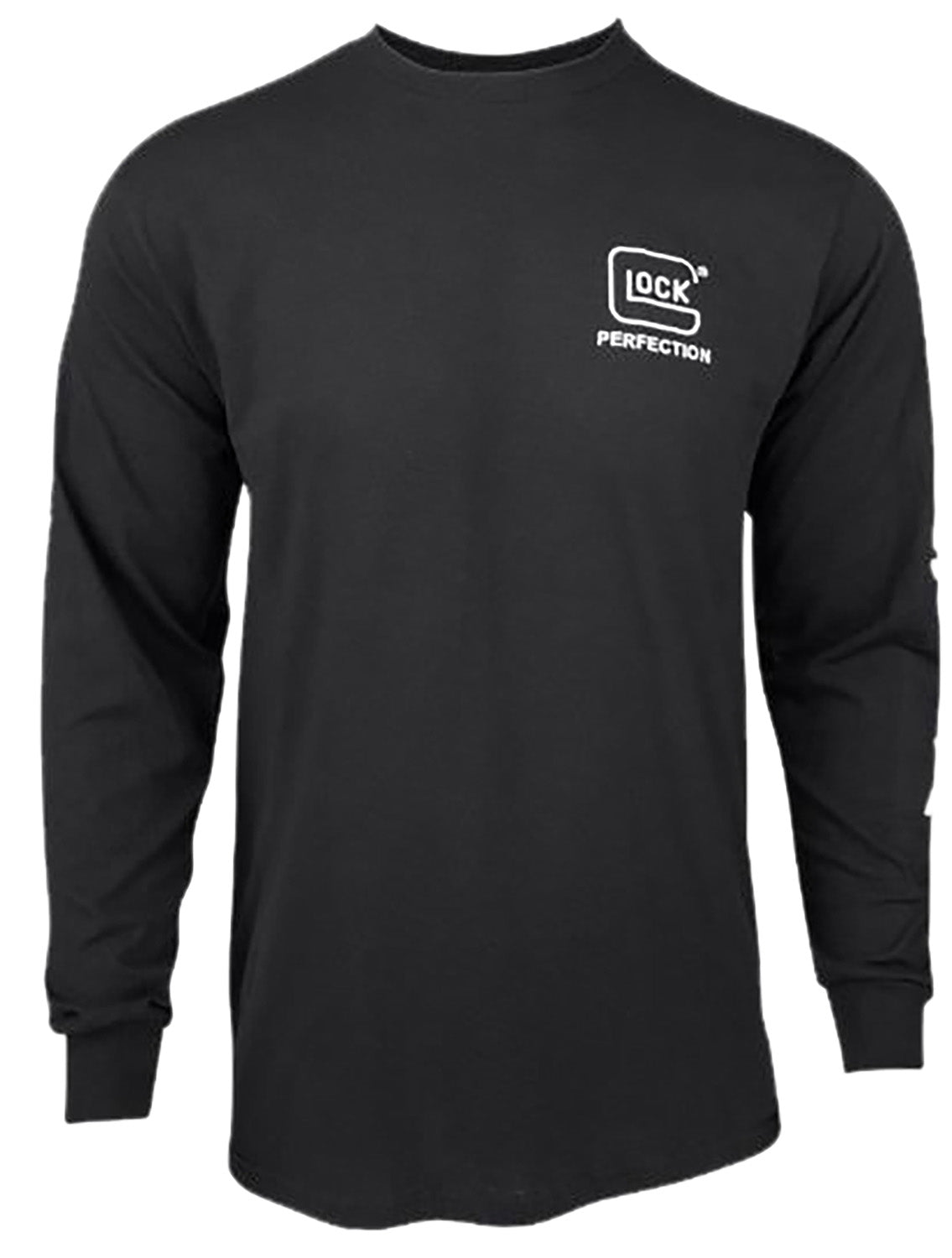 Glock AP96099 Perfection Long Sleeve Tee Black Cotton Medium