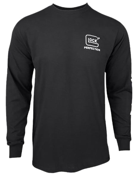 Glock AP96099 Perfection Long Sleeve Tee Black Cotton Medium
