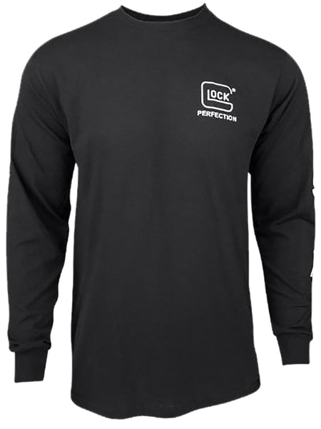 Glock AP96101 Perfection Long Sleeve Tee Black Cotton XL