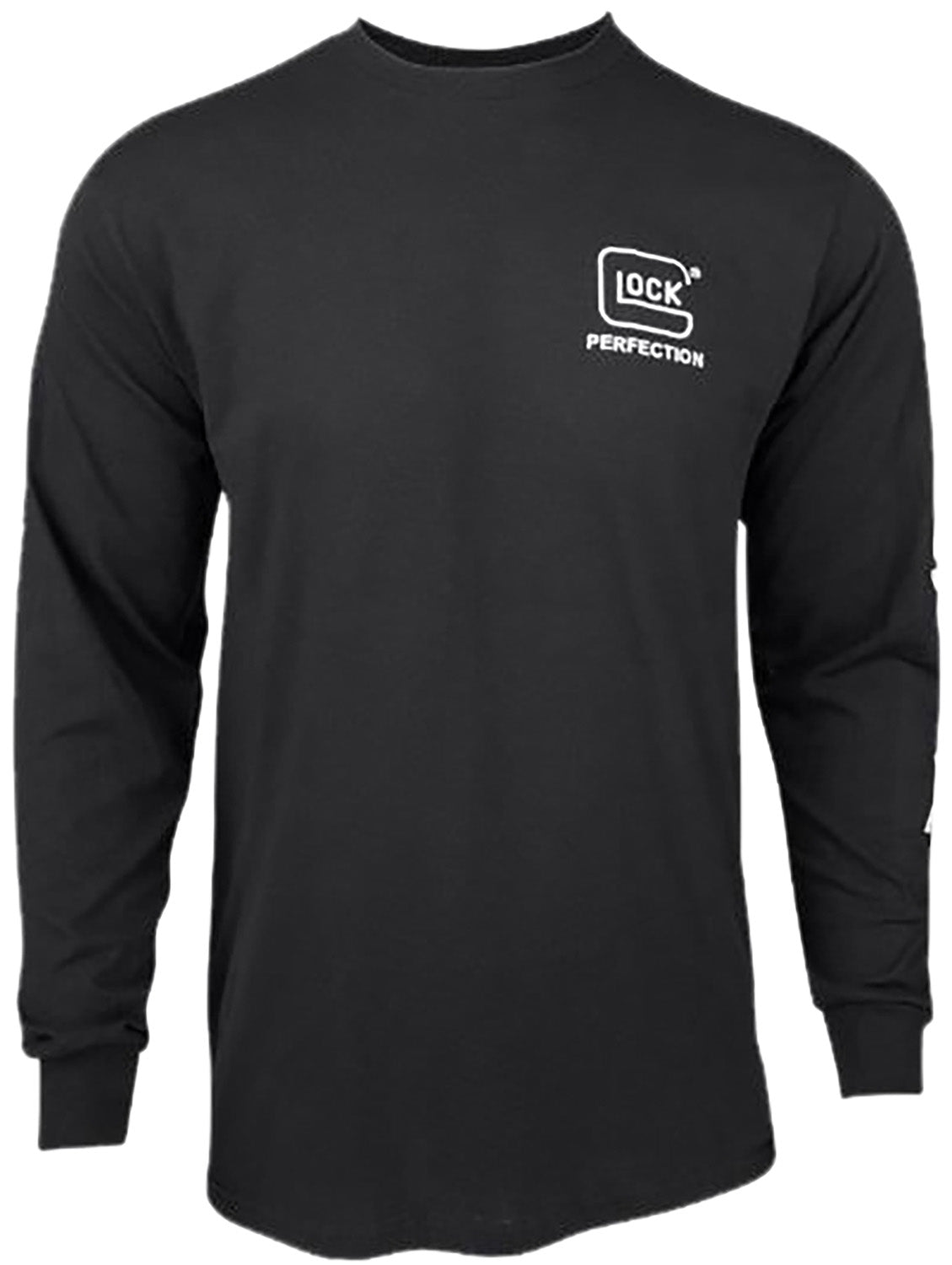Glock AP96102 Perfection Long Sleeve Tee Black Cotton 2XL