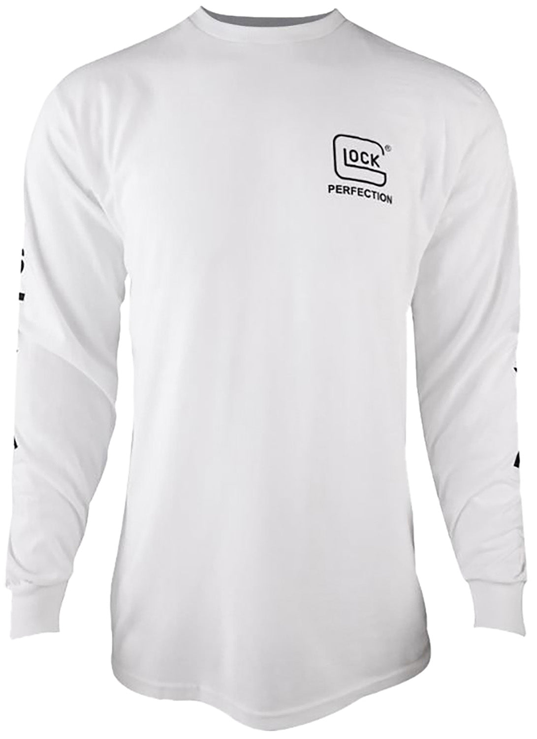 Glock AP96092 White Cotton Long Sleeve Shirt Small