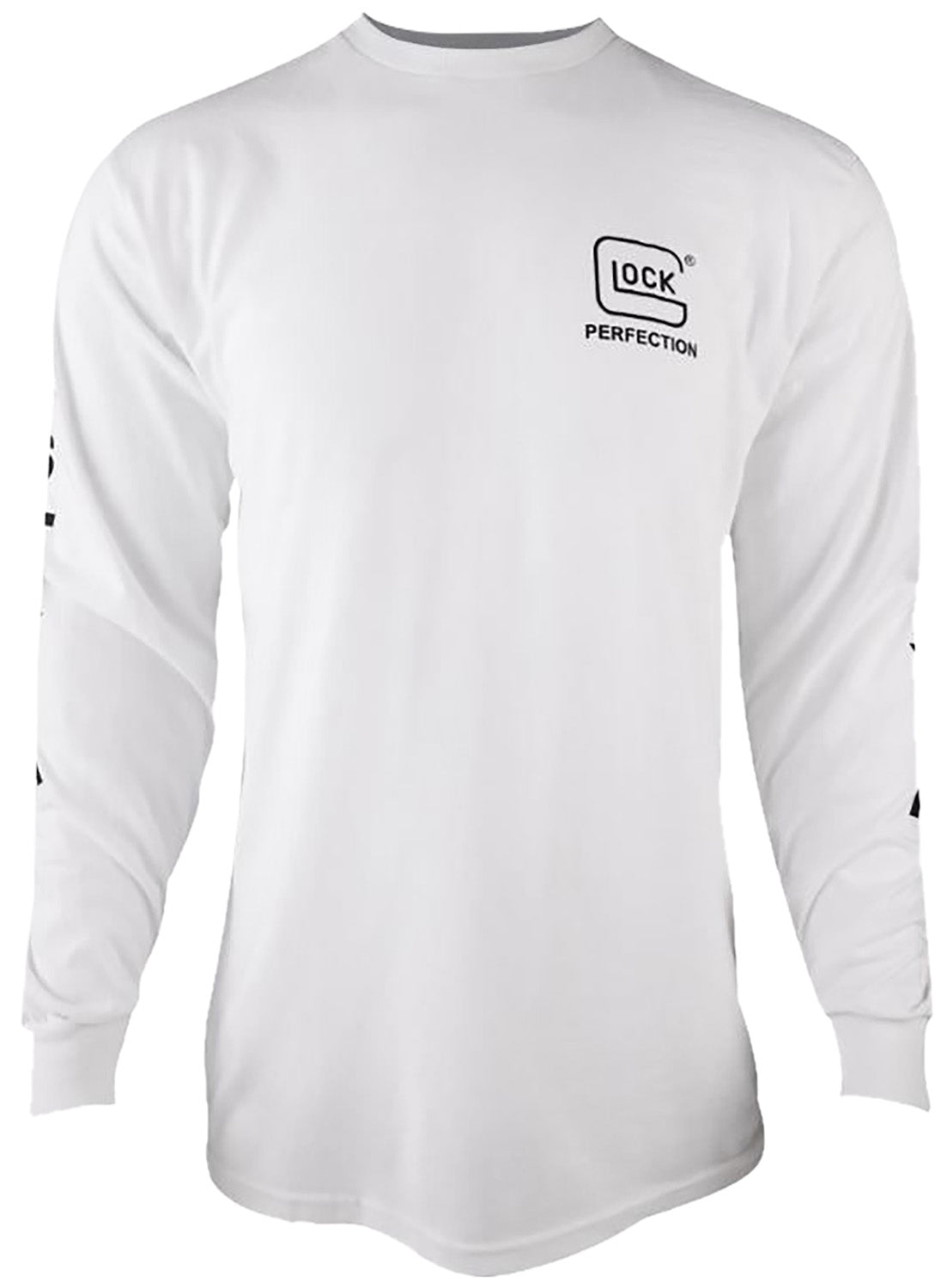 Glock AP96095 White Cotton Long Sleeve Shirt XL