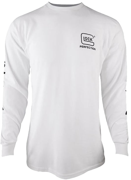Glock AP96097 White Cotton Long Sleeve Shirt 3XL